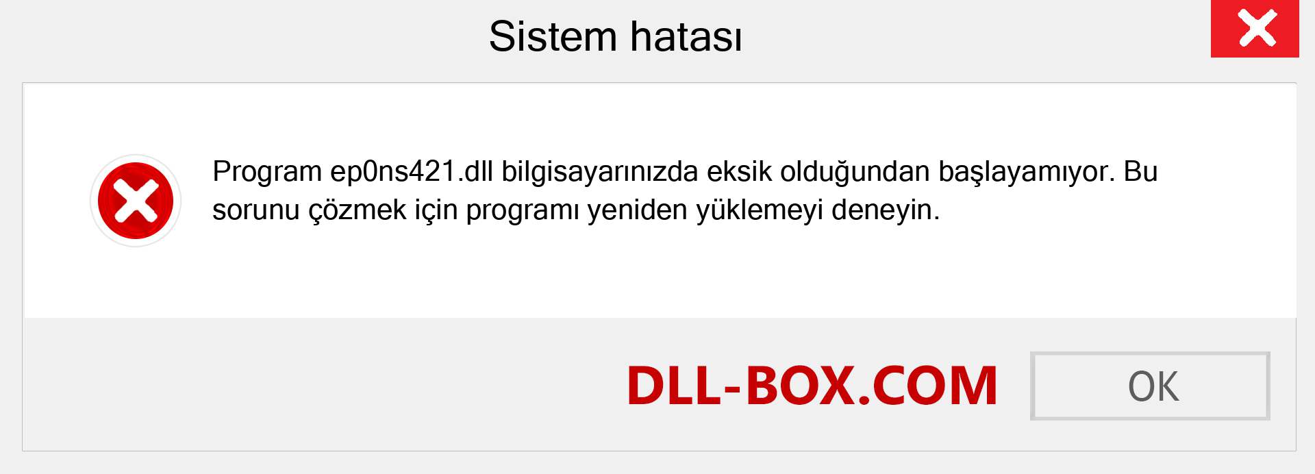 ep0ns421.dll dosyası eksik mi? Windows 7, 8, 10 için İndirin - Windows'ta ep0ns421 dll Eksik Hatasını Düzeltin, fotoğraflar, resimler